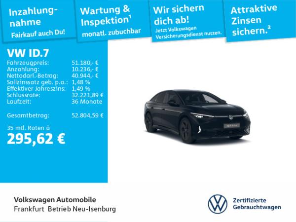 Volkswagen ID.7 GTX 4Motion Navi IQ.Light ACC DAB+ FrontAssist