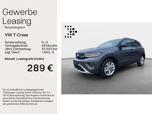 Volkswagen T-Cross Life 1.0 l TSI OPF ) 7-Gang-Doppelkupplungsgetriebe DSG