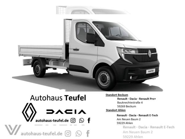 Renault Master 👨‍🔧Handwerker-Frühjahrs-Bonus🛠️ FWD Fgst. Pritsche Eka advance L3H1 3,5t Blue dCi130 Eu6ebis