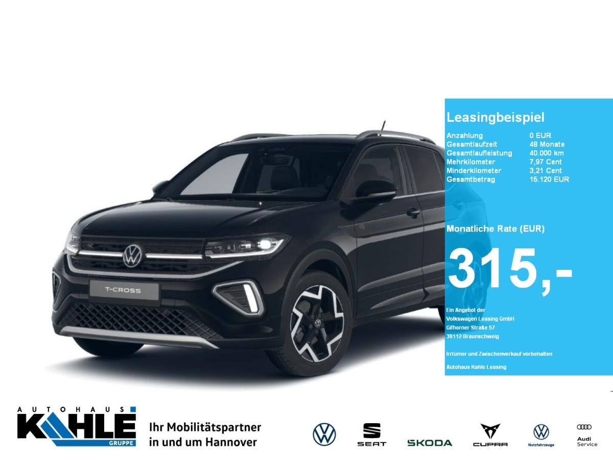 Volkswagen T-Cross R-Line 1.5 l TSI CarPlay Black Matrix