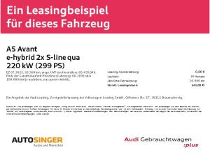 Audi A5 Avant e-hybrid 2x S line qua AHK*PANO*MATRIX*