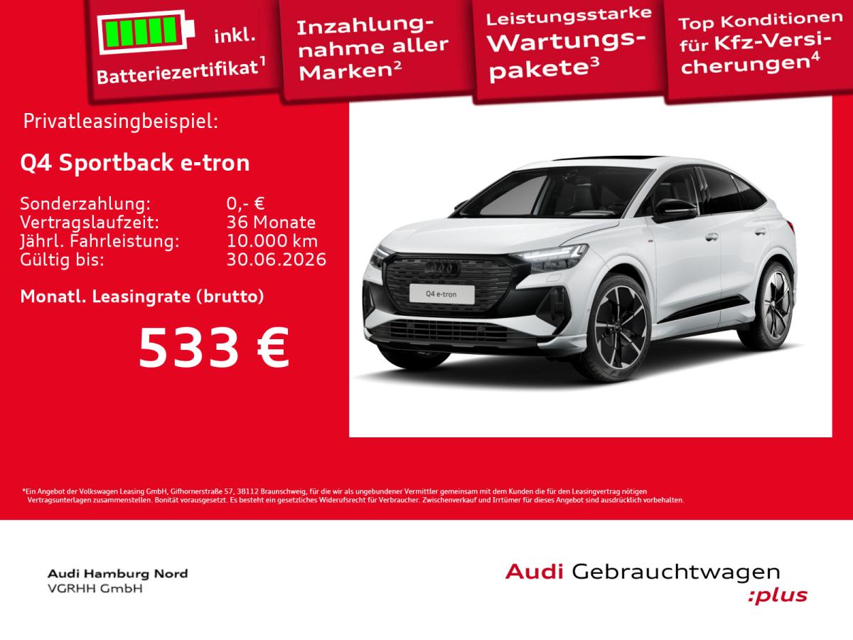 Audi Q4 e-tron Q4 Sportback 45 e-tron S line AHK Matrix Nav ACC