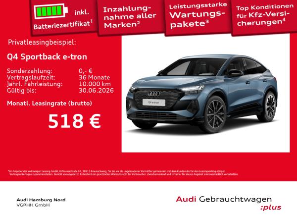 Audi Q4 e-tron Q4 Sportback 45 e-tron S line quatt. Matrix Navi
