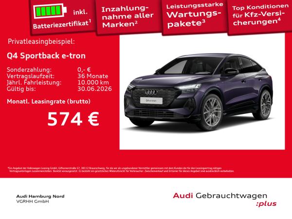 Audi Q4 e-tron Q4 Sportback 55 e-tron S line quatt. Matrix Navi