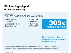 Volkswagen Polo GTI 2.0 l TSI OPF LED ACC
