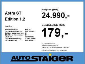 Opel Astra ST Edition 1.2 Turbo **Gewerbehammer**