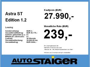 Opel Astra ST Edition 1.2 Turbo **Gewerbehammer**