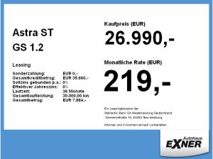 Opel Astra ST GS 1.2 Turbo **Gewerbehammer**