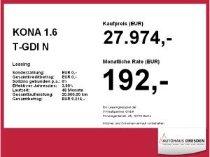 Hyundai KONA 1.6 T-GDI N Line *NSCC*HDA1.5*NAVI*LED*KAM*