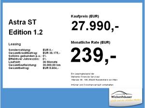 Opel Astra ST Edition 1.2 Turbo **Gewerbehammer**