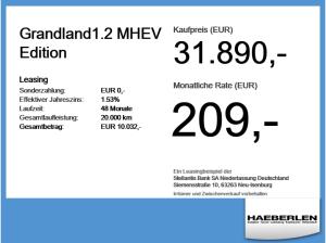 Opel Grandland Grandland1.2 MHEV Edition LAGERWAGEN*KOMFORTPAKET