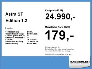 Opel Astra ST Edition 1.2 Turbo **Gewerbehammer**