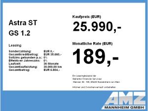 Opel Astra ST GS 1.2 Turbo **Gewerbehammer**