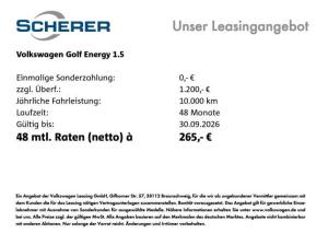 Volkswagen Golf ENERGY 1,5 l eHybrid OPF 6-Gang-Doppelkupplungsgetriebe DSG