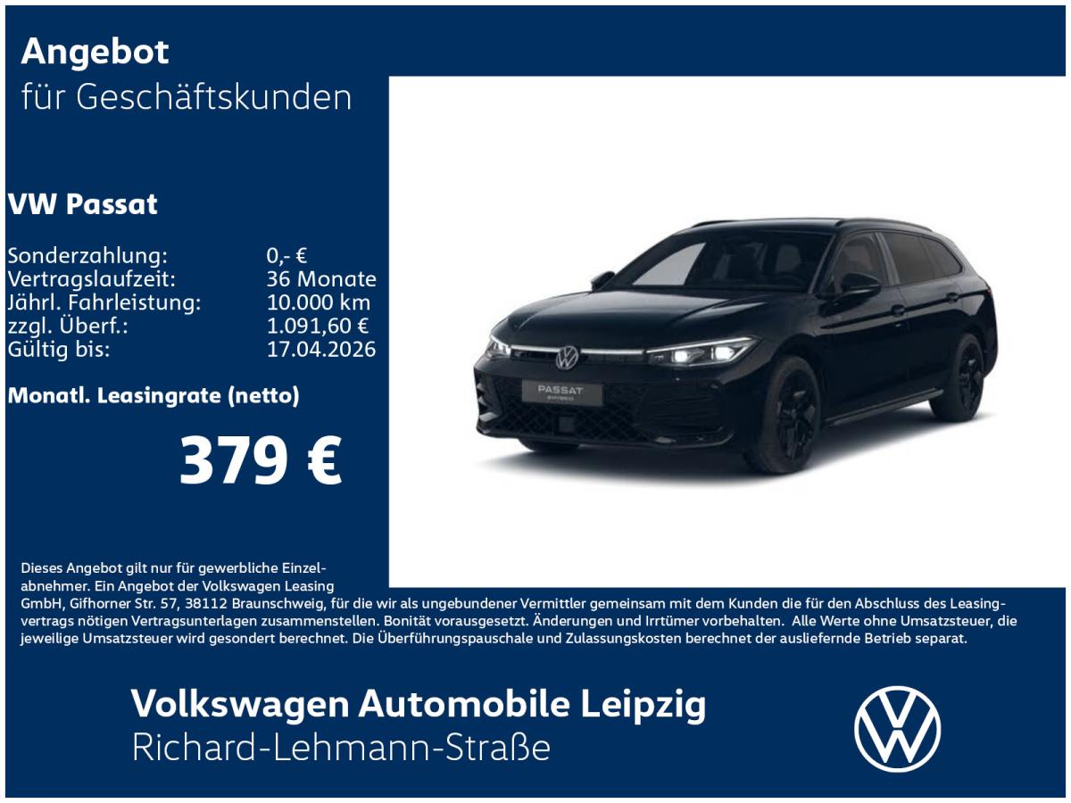 Volkswagen Passat R-Line 1.5 TSI eHybrid BLACK STYLE