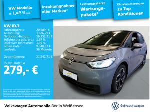 Volkswagen ID.3 Pure Performance *APP*KLIMA*AAC*SHZ*GJR*