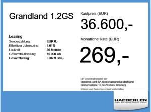 Opel Grandland 1.2GS LAGERFAHRZEUG*KOMFORT+TECHPAKET