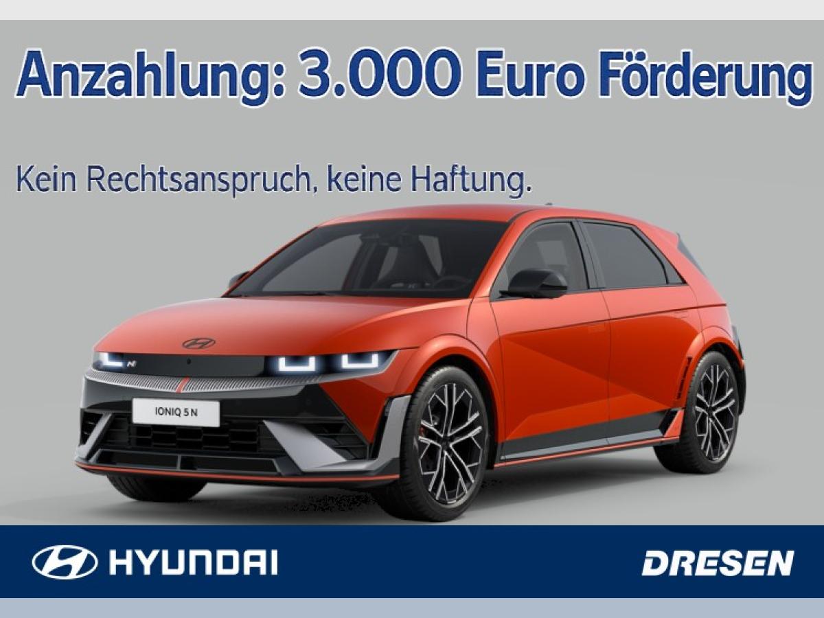 Hyundai IONIQ 5 N⚠️**3.000€ Förderung**⚠️ | Allrad I Head-Up I 21"Felgen I Navi I LED I Sitzheizung
