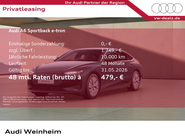 Abbildung Leasingangebot Audi A6 e-tron