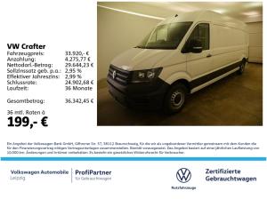 Volkswagen Crafter 35 2.0 TDI LR HD *vorb.AHK*Einparkhilfe