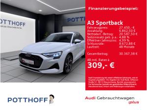 Audi A3 Sportback 30 TDI ADVANCED NAVI KAMERA SONOS HuD