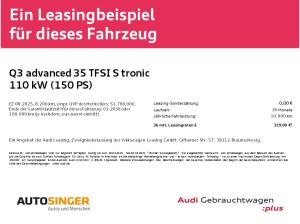 Audi Q3 advanced 35 TFSI S tronic *AHK*ACC*SHZ*DAB*