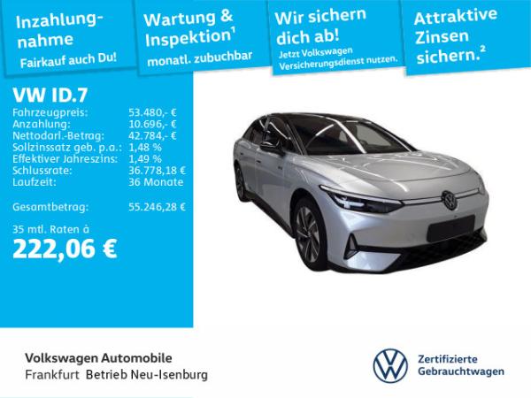 Volkswagen ID.7 GTX Navi AHK IQ.LIGHT - LED-Matrix-Scheinwerfer Sprachassistent