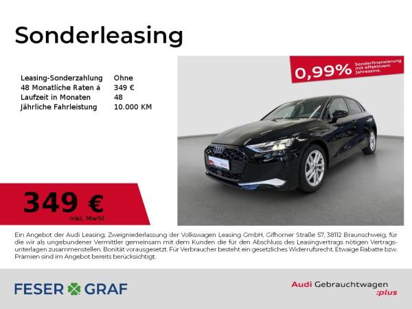 Audi A3 Sportback 40 TFSI e Advanced S tronic LED Nav