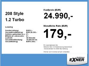 Peugeot 208 Style 1.2 Turbo