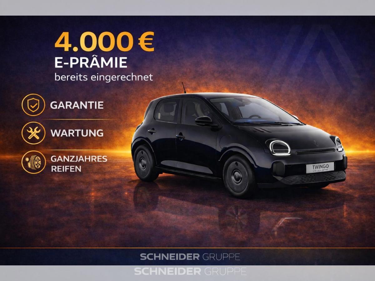 Renault Twingo 🤑Elektro-Deal-4000€ E-Förderung🤑inkl. Wartung🔧 inkl. Allwetterreifen 🌦️Evolution 80 Urban Range