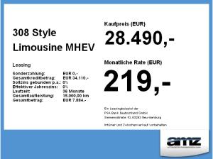 Peugeot 308 Style Limousine MHEV
