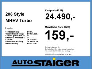 Peugeot 208 Style MHEV