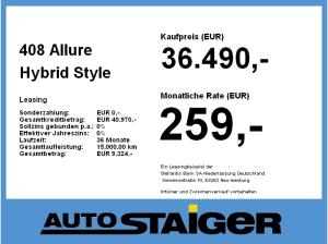 Peugeot 408 Allure Hybrid