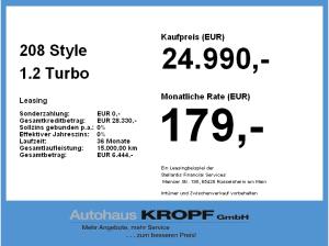 Peugeot 208 Style 1.2 Turbo