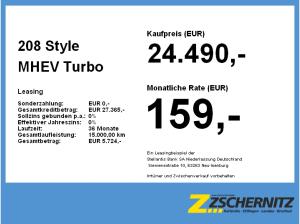 Peugeot 208 Style MHEV