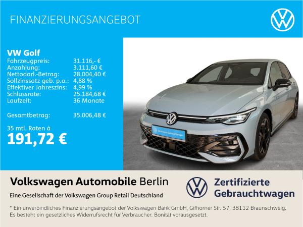 Volkswagen Golf VIII 1.5 eTSI DSG R-Line Navi LED ACC SHZ