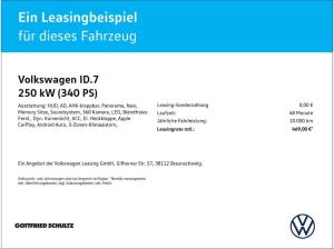 Volkswagen ID.7 GTX 250 kW Navi AHK LED Panoramadach