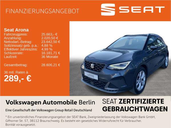 Seat Arona 1.5 TSI DSG FR Navi LED SHZ ACC