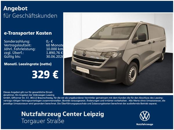 Volkswagen e-Transporter Kasten Preisvorteil 11511 €