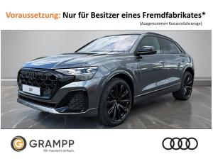 Audi Q8 TDI quattro 210 kW S-line tiptronic + PANO + LASER + AHK + ACC + 360° KAMERA + HUD + NAVI +
