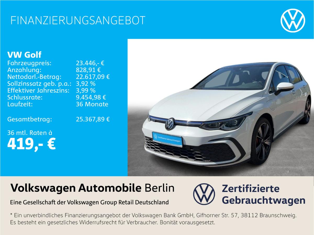 Volkswagen Golf VIII 1.4 eHybrid GTE DSG Pano Navi LED SHZ
