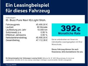 Volkswagen ID.Buzz ID. Buzz Pure Navi IQ.Light Sitzh. Bluetooth LED