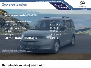 Volkswagen Caddy Life 1.5 TSI Klima DAB Bluetooth ALU ZV
