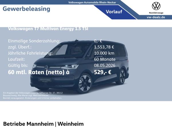 Volkswagen Multivan Energy 1.5 eHybrid 4 MOTION DSG 7-Sitze