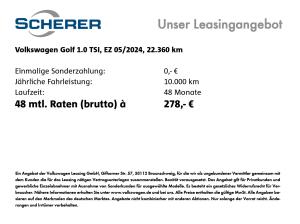 Volkswagen Golf VIII 1.0 TSI *Move* SHZ PDC beheizb. Lenkrad Keyless