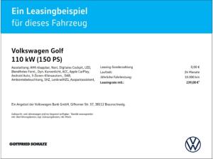 Volkswagen Golf VIII GOAL eTSI DSG AHK NAVI SITZHEIZUNG EINPARKHILFE LED