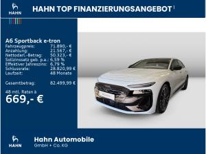 Audi A6 e-tron Sportback performance