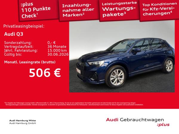 Audi Q3 35 TFSI S line S tronic Kamera Navi AHK
