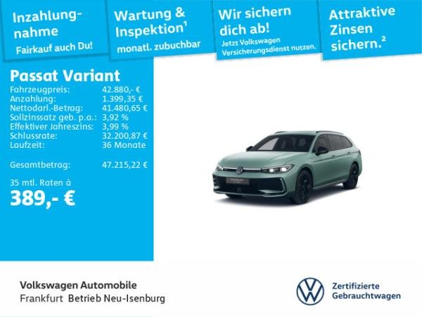 Volkswagen Passat Variant 1.5 TSI eHybrid R-Line PANO HUD