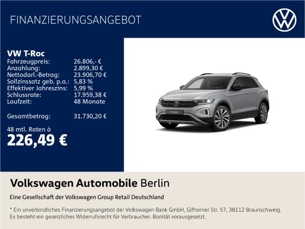 Volkswagen T-Roc 1.5 TSI DSG Goal Navi LED SHZ ACC PDC